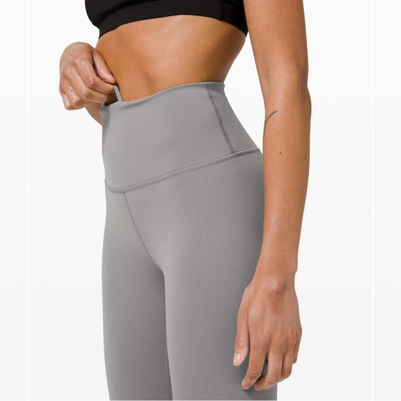 Lululemon Wunder Train High-Rise Tight 25" Rhino Grey 12 - Picture 4 of 12